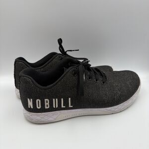NOBULL IMPACT Shoes Black Outwork Trainer Crossfit Mens Sz 10.5 Womens Sz 12